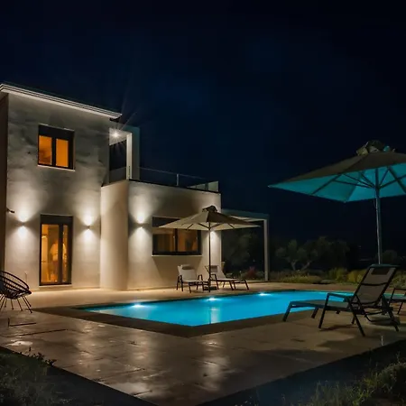 Oceanfront Elaia Private Pool & Panoramic Views Charokopio