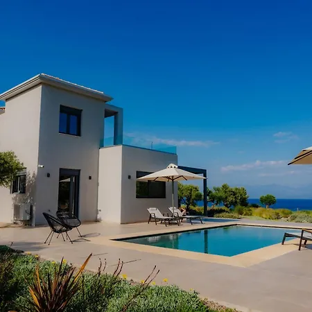 Villa Oceanfront Elaia Private Pool & Panoramic Views