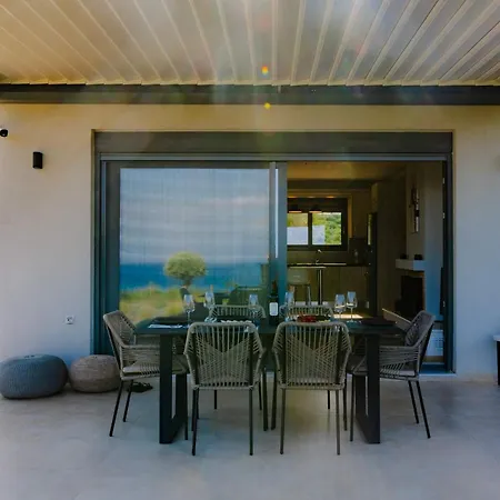 Oceanfront Elaia Private Pool & Panoramic Views Βίλα Charokopio