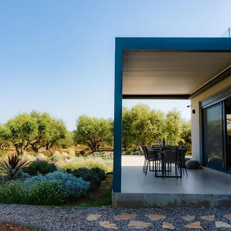 Villa Oceanfront Elaia Private Pool & Panoramic Views Charokopio