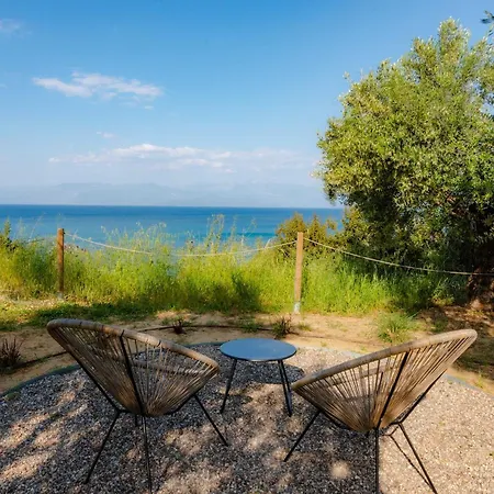 Oceanfront Elaia Private Pool & Panoramic Views * Charokopio