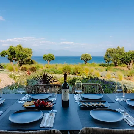 Oceanfront Elaia Private Pool & Panoramic Views Βίλα