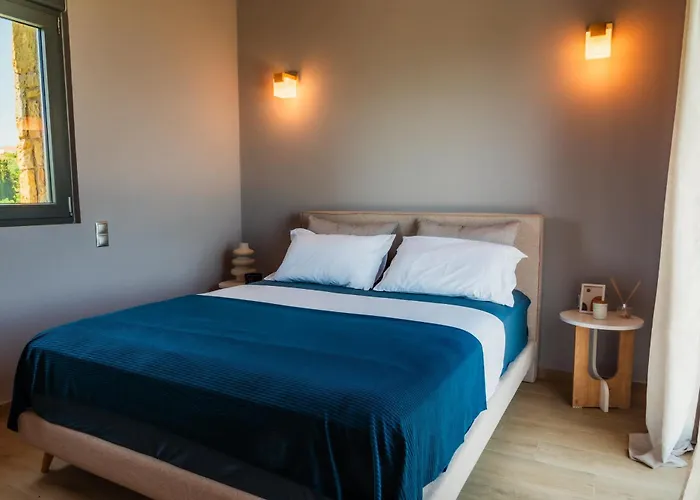 Oceanfront Elaia Private Pool & Panoramic Views * Charokopio