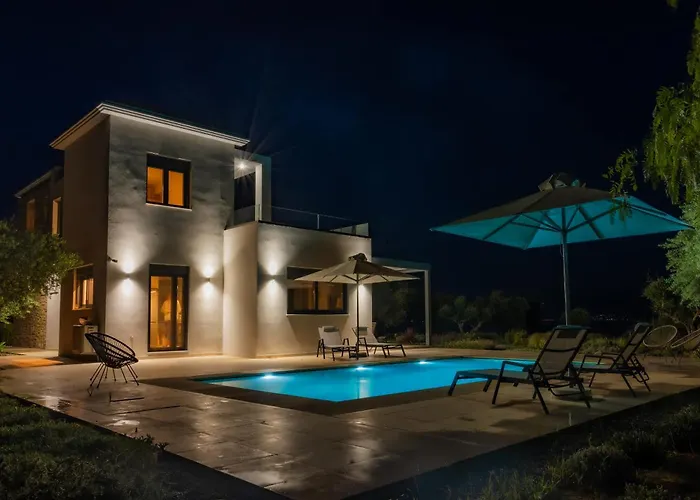 Oceanfront Elaia Private Pool & Panoramic Views Charokopio