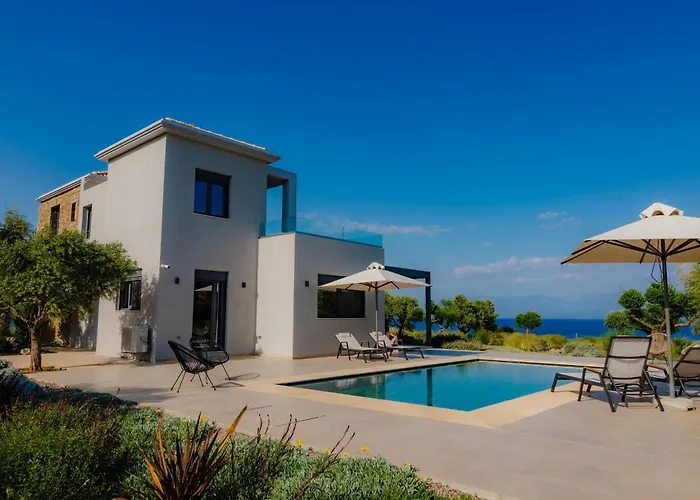 Βίλα Oceanfront Elaia Private Pool & Panoramic Views