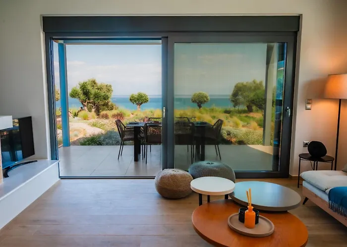 Oceanfront Elaia Private Pool & Panoramic Views Villa Charokopio