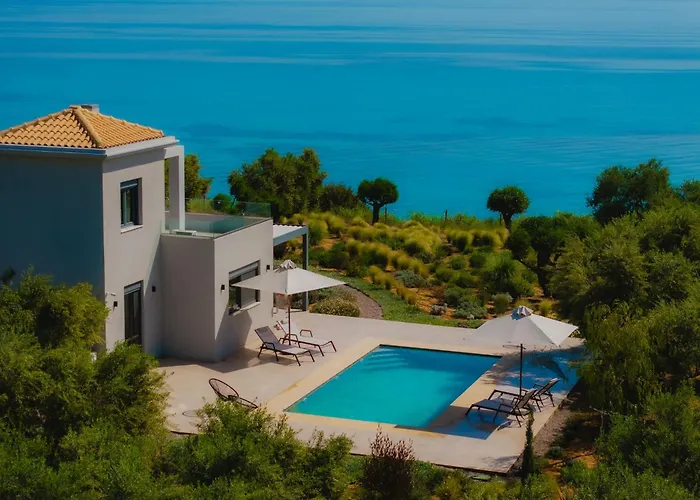 Oceanfront Elaia Private Pool & Panoramic Views